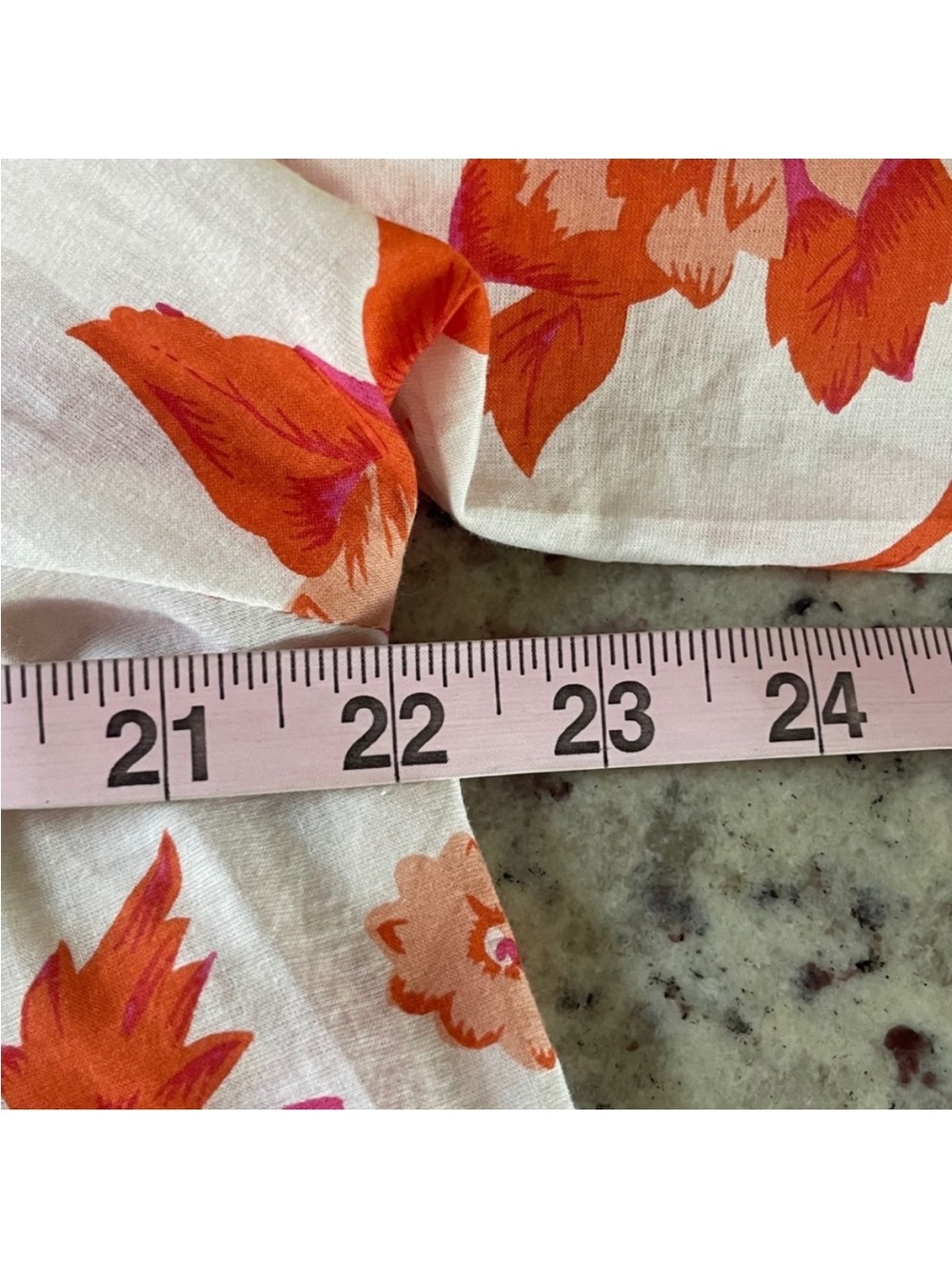 Pink & Orange Floral Cotton Dress - Picture 6 of 9